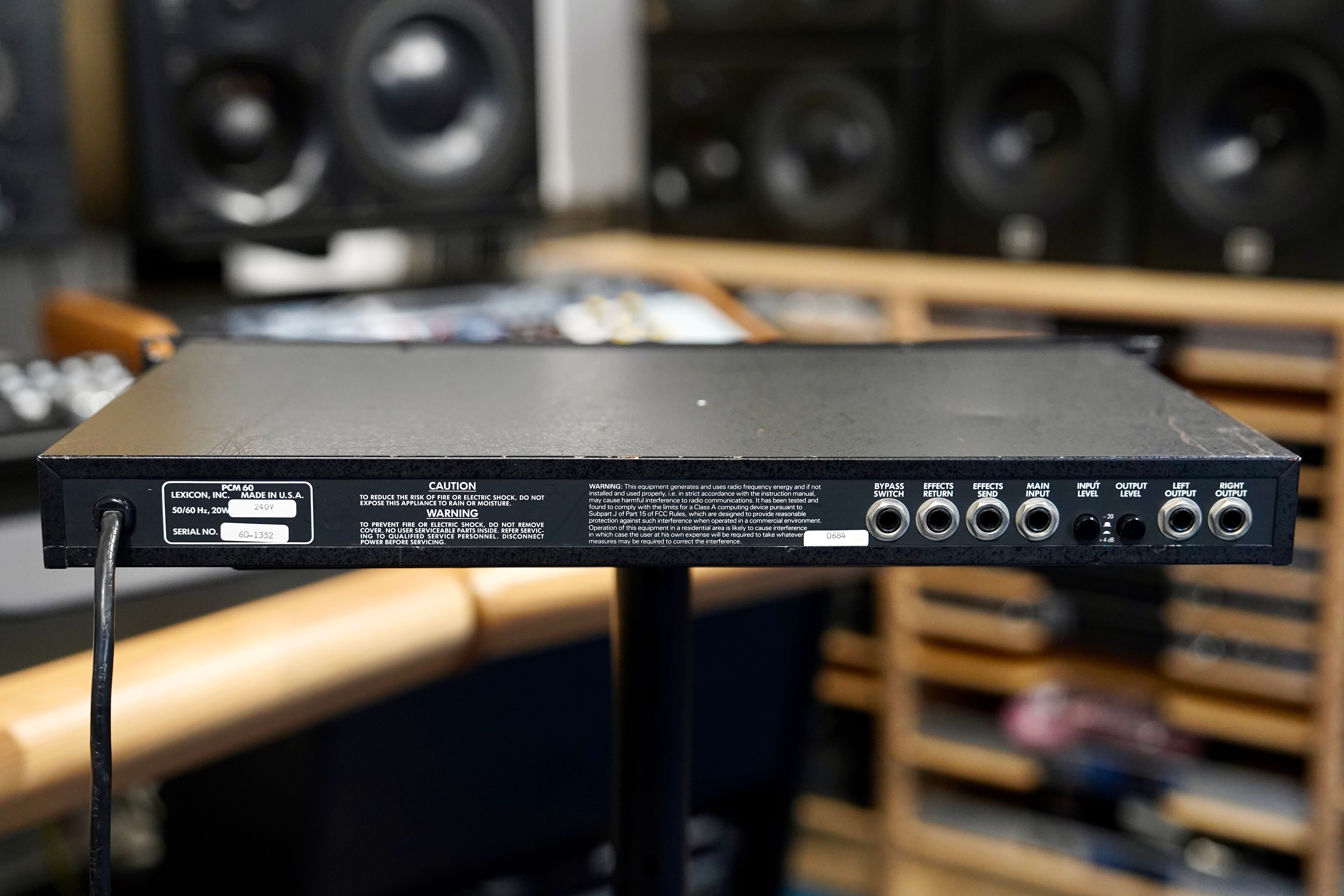 Lexicon PCM 60 Digital Reverberator