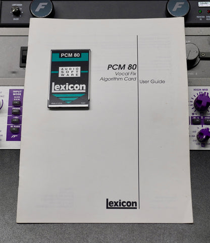 Lexicon PCM80 Vocal Fix Algorithm Card