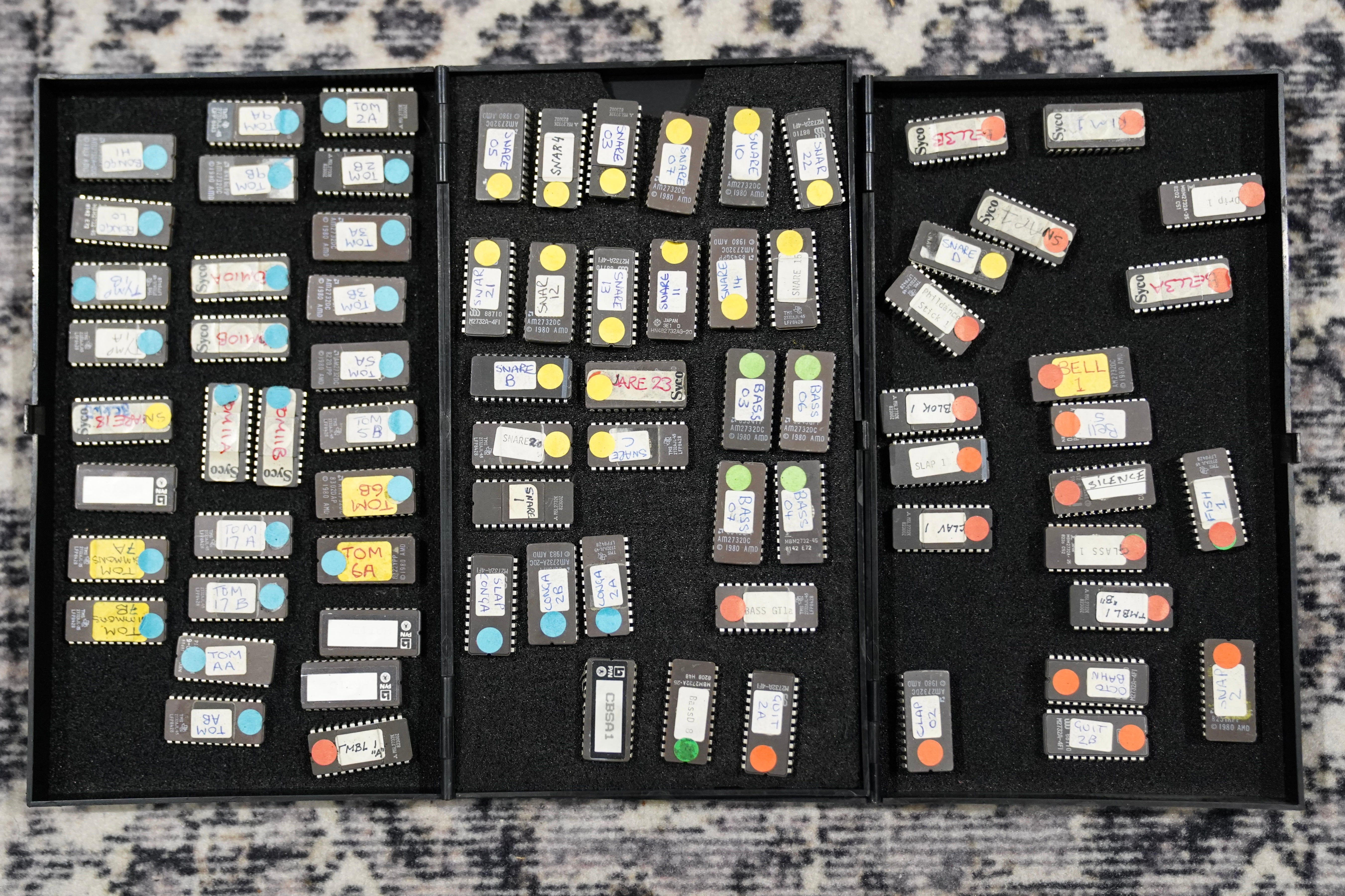 80x LinnDrum LM2 EPROMs