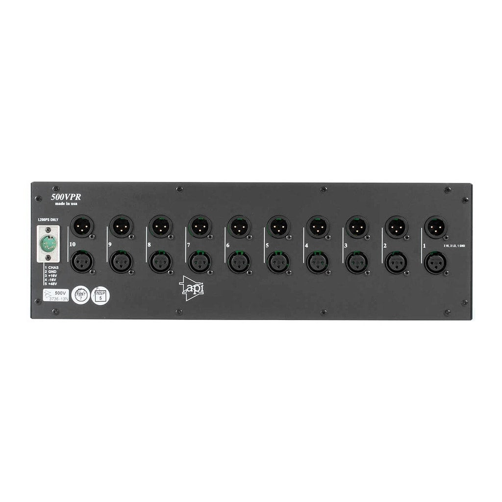 API 500VPR 10-Slot Rack