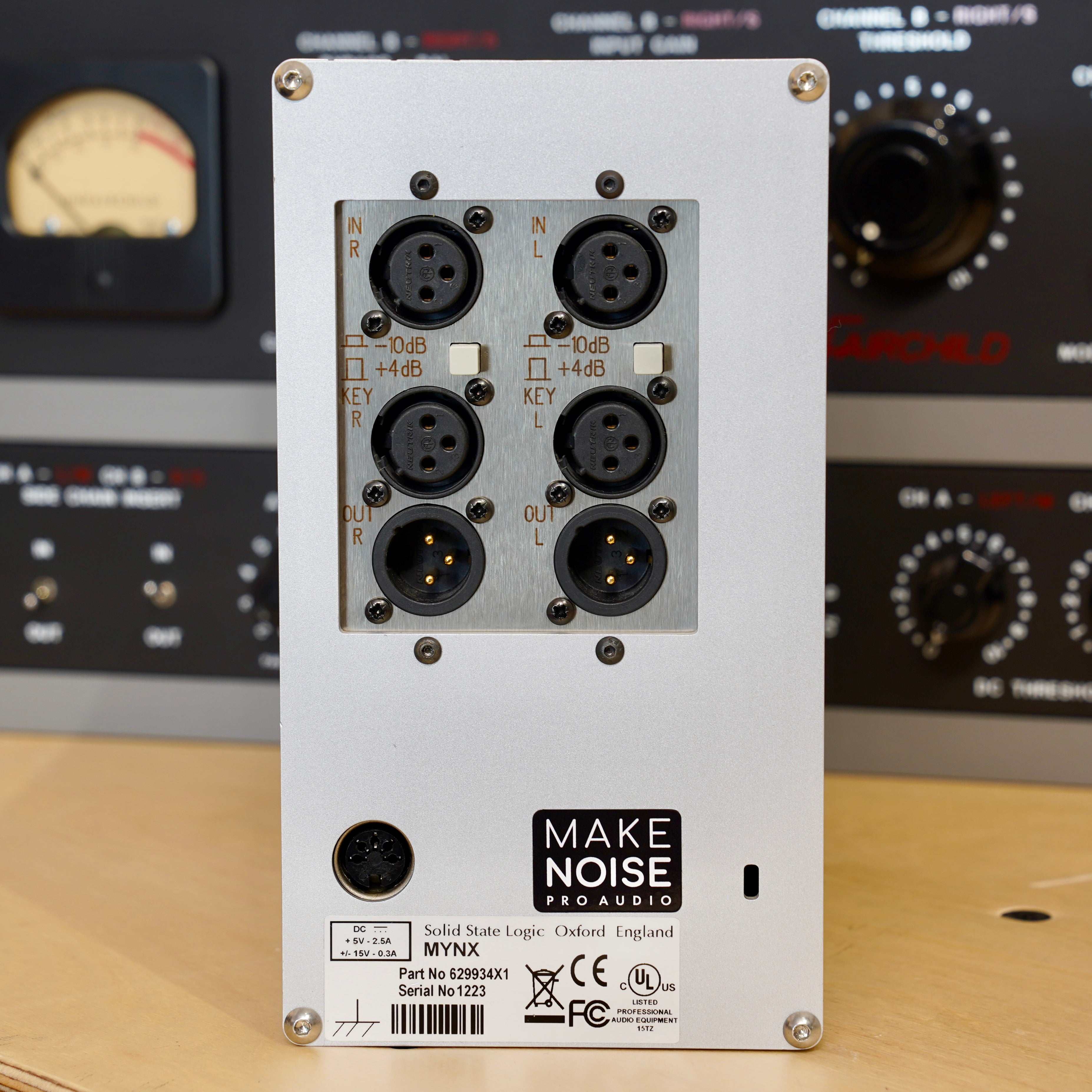 SSL XR626 Stereo Bus Compressor w/ Mynx Chassis – Make Noise Pro Audio