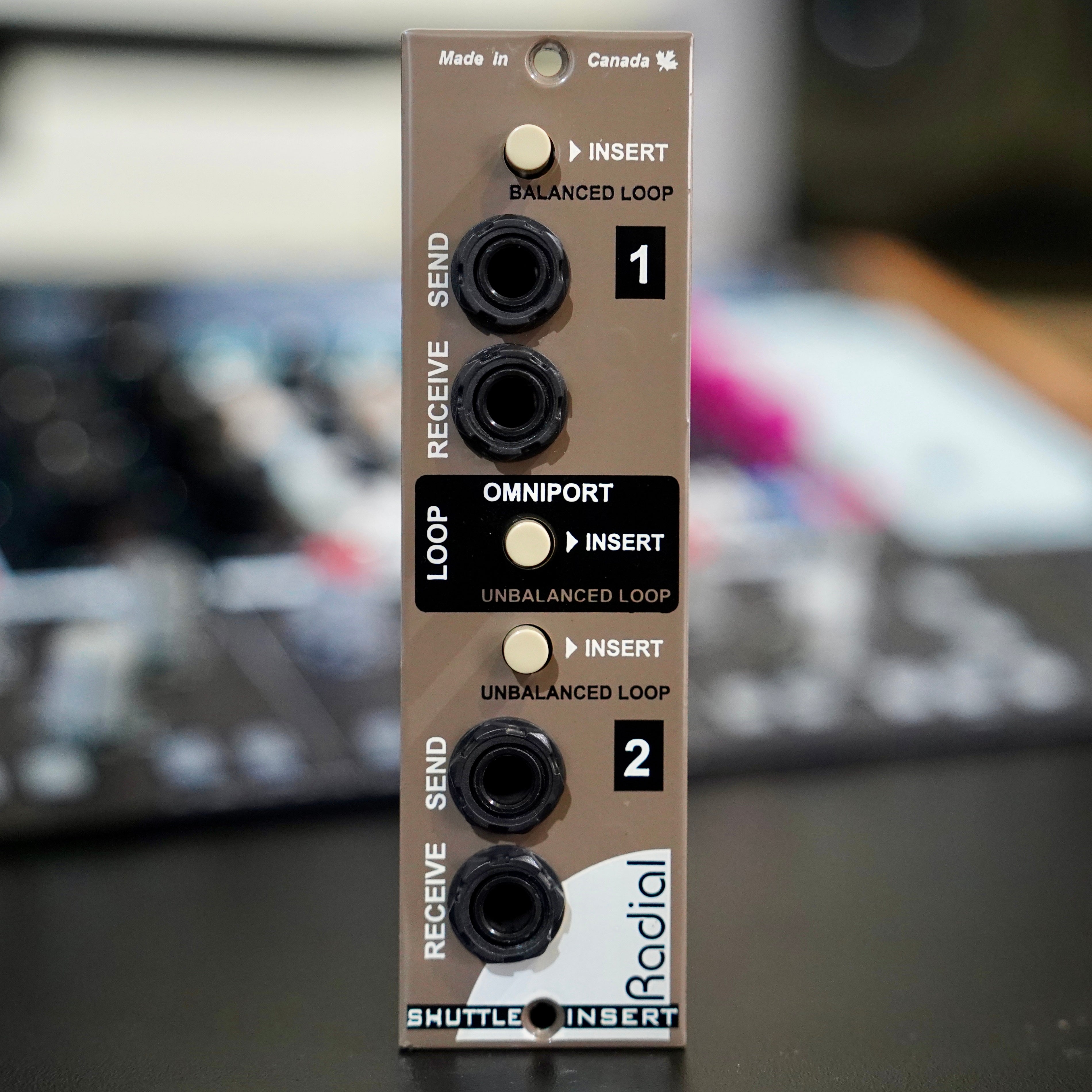 Radial Shuttle Insert 500 Series Effects Routing Module