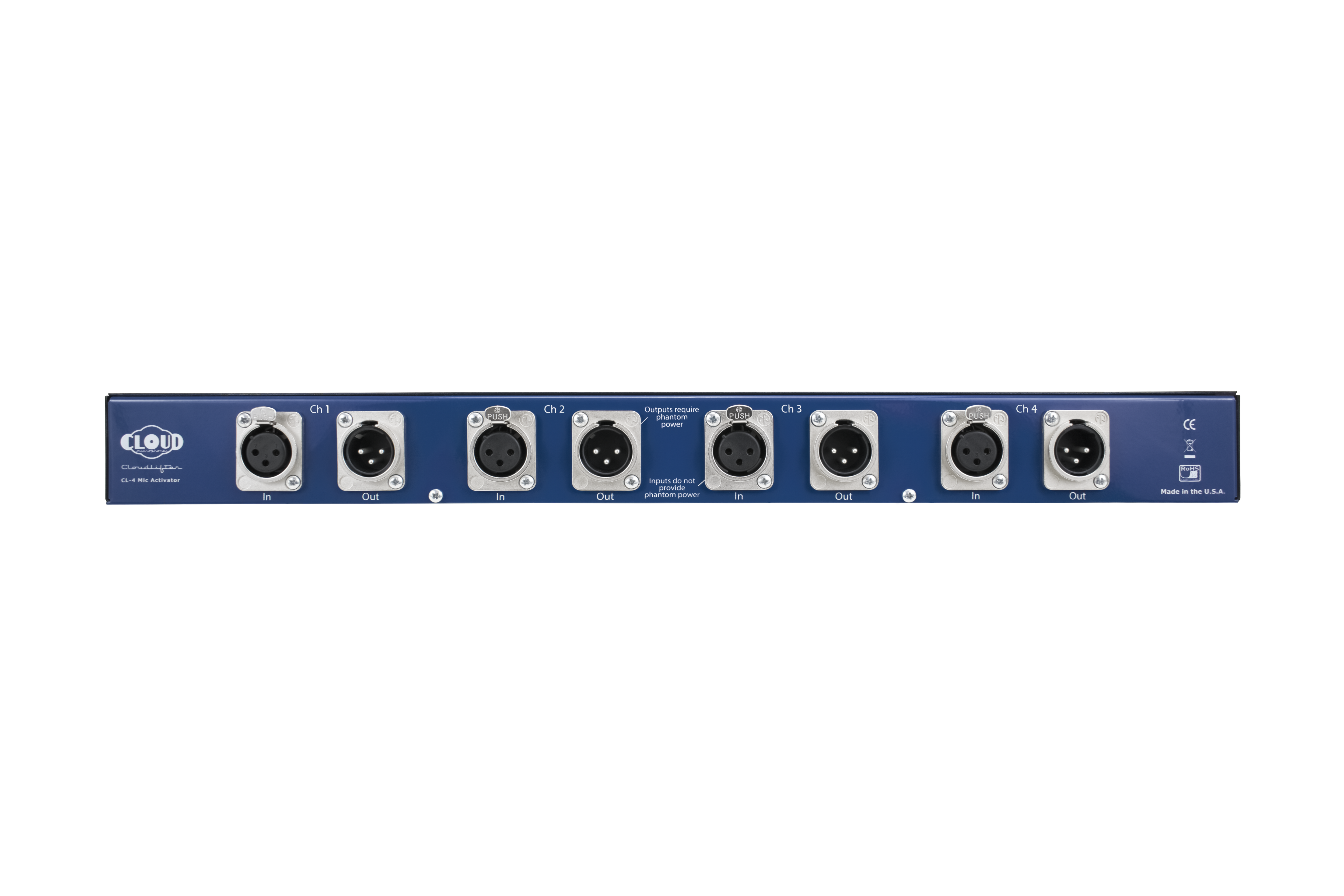 Cloudlifter CL-4 Four Channel Rack Mount Mic Activator
