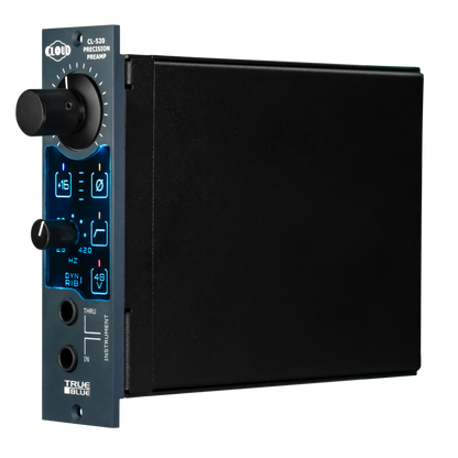 Cloud Microphones TRUE BLUE 520 500 Series Precision Microphone Preamp