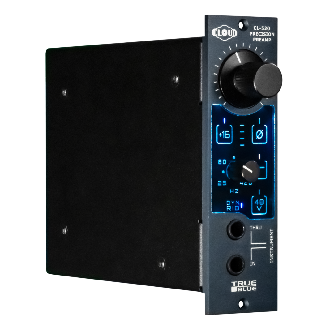 Cloud Microphones TRUE BLUE 520 500 Series Precision Microphone Preamp