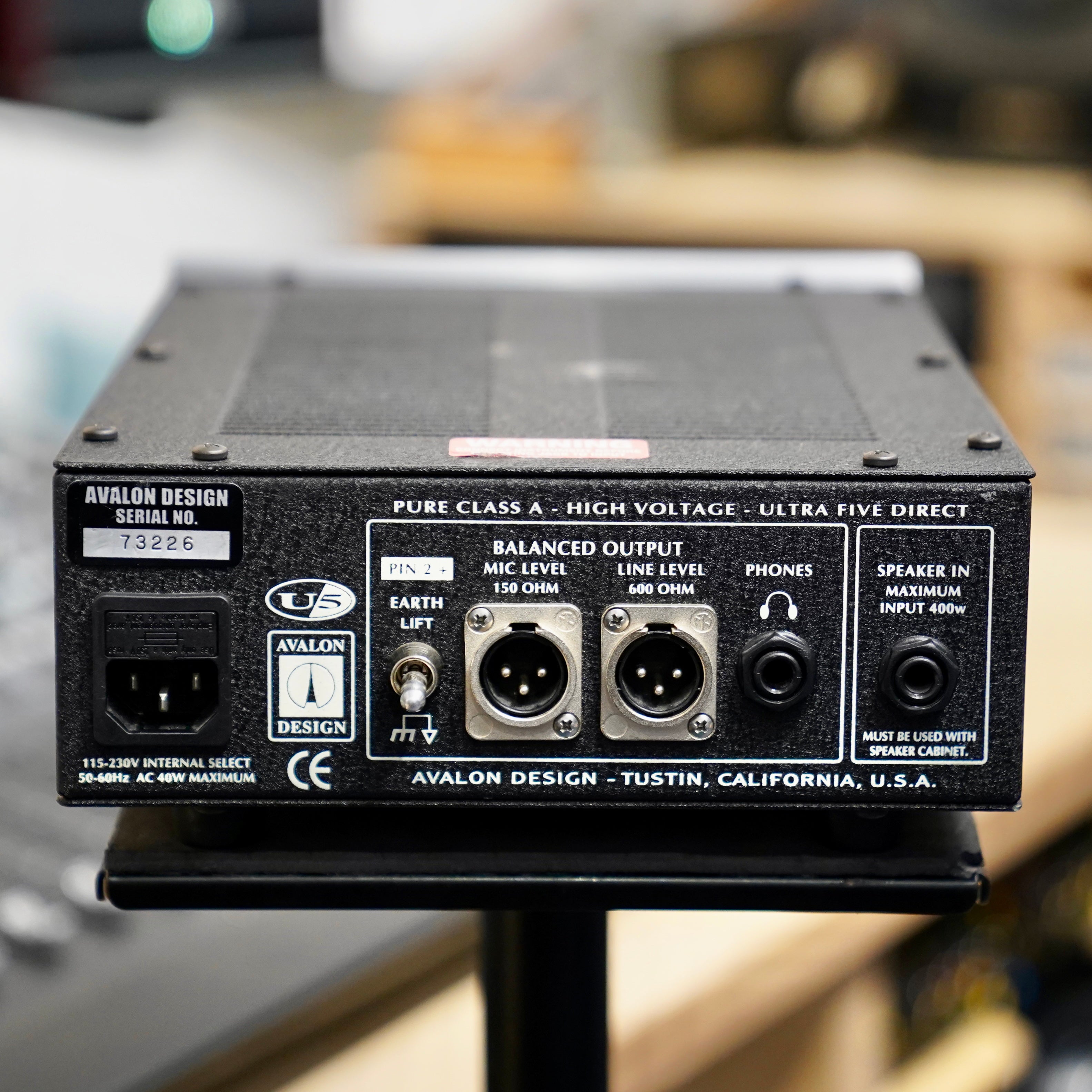 Avalon U5 Instrument DI