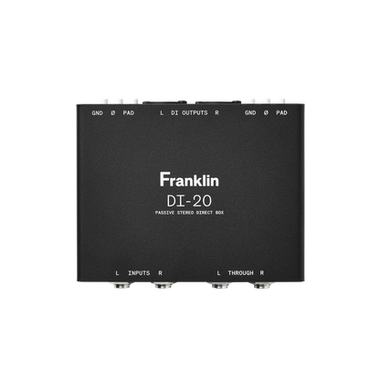 Franklin Audio Stereo Re-Amping Bundle (RA-20 + DI-20)