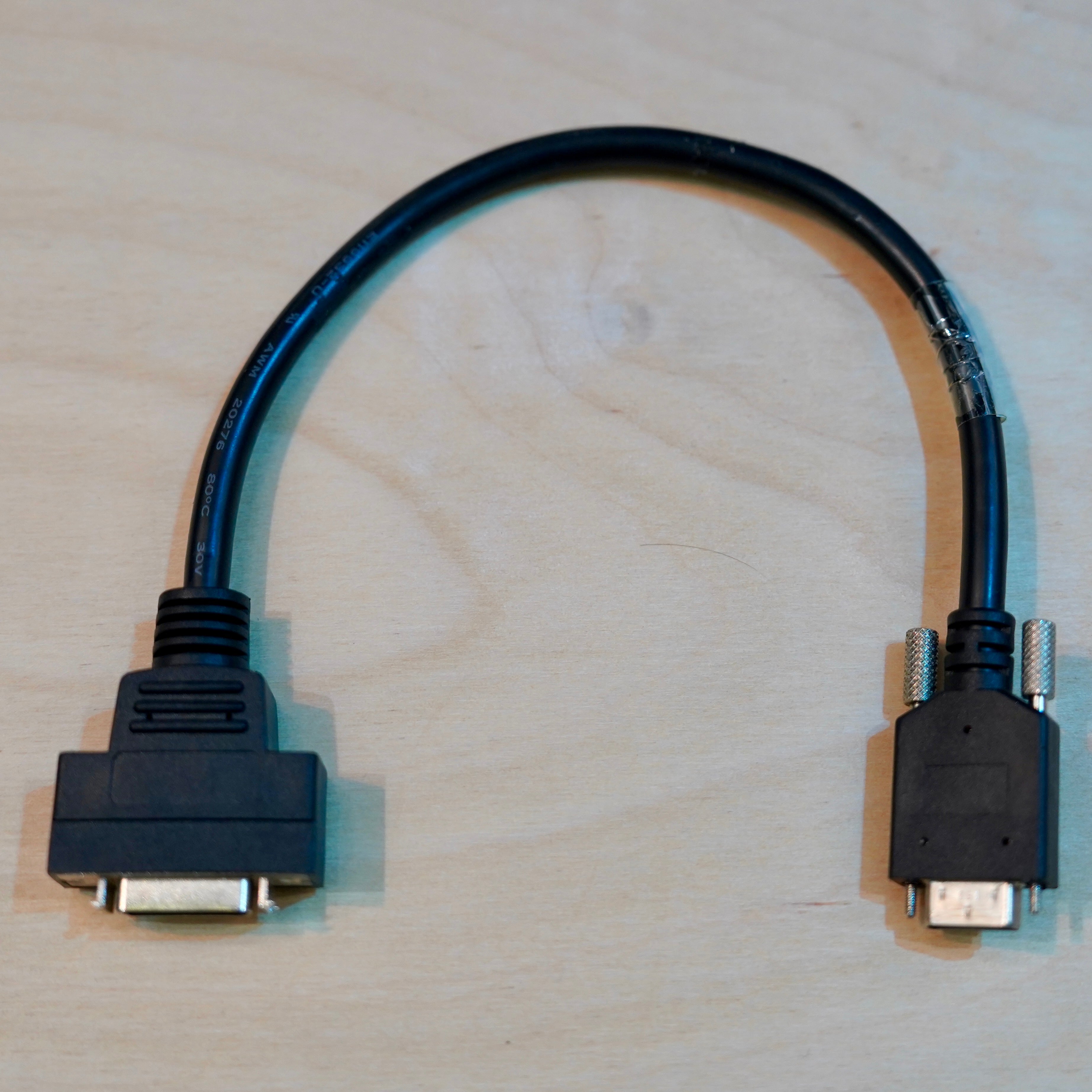 Avid DigiLink (F) to Mini-DigiLink (M) Adaptor Used