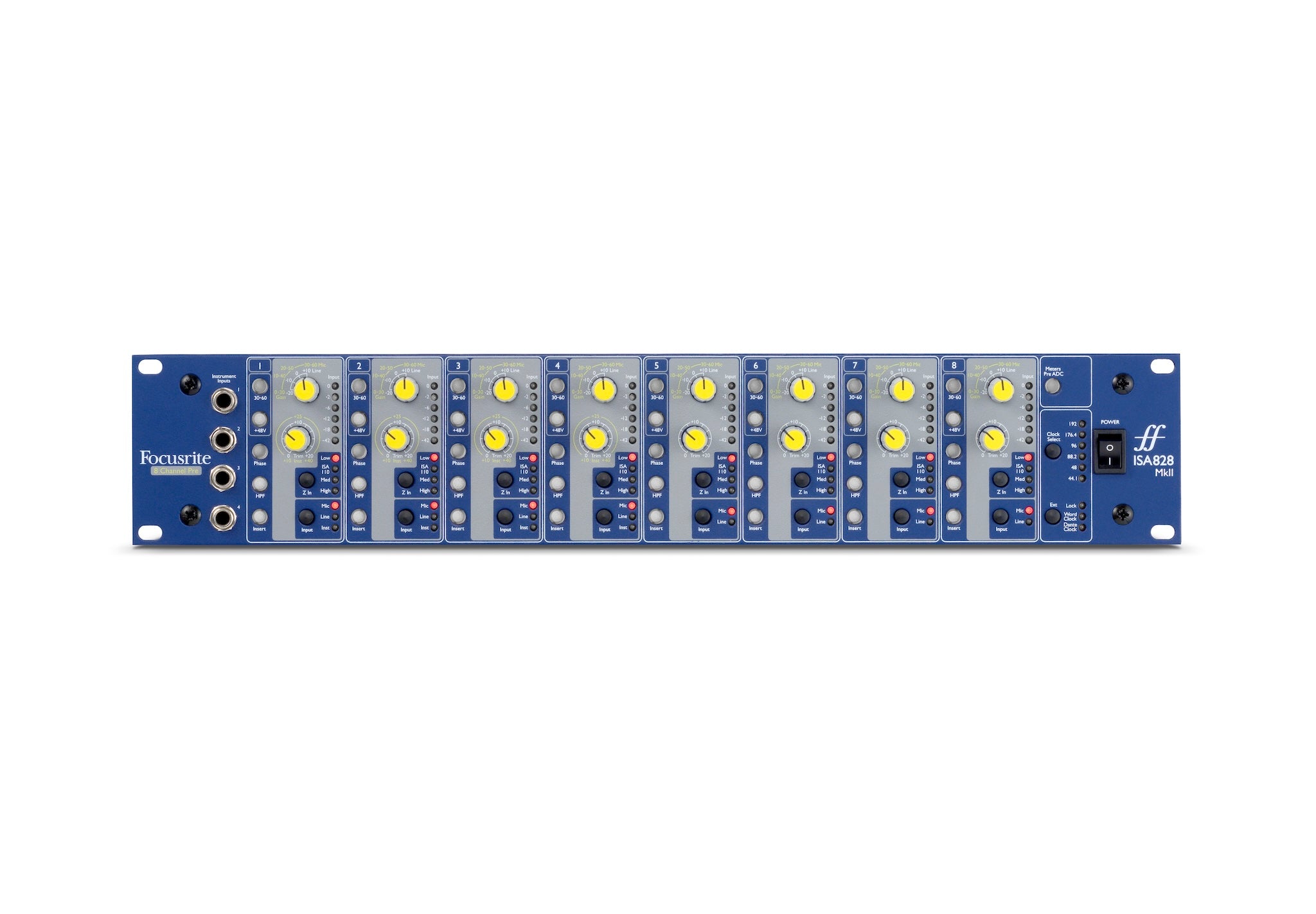 Focusrite ISA828 MkII 8-Channel Microphone Preamplifier