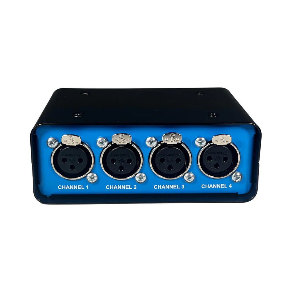 Kelsey 4CAT Balanced Audio 4-Channel Input Box | Make Noise Pro Audio