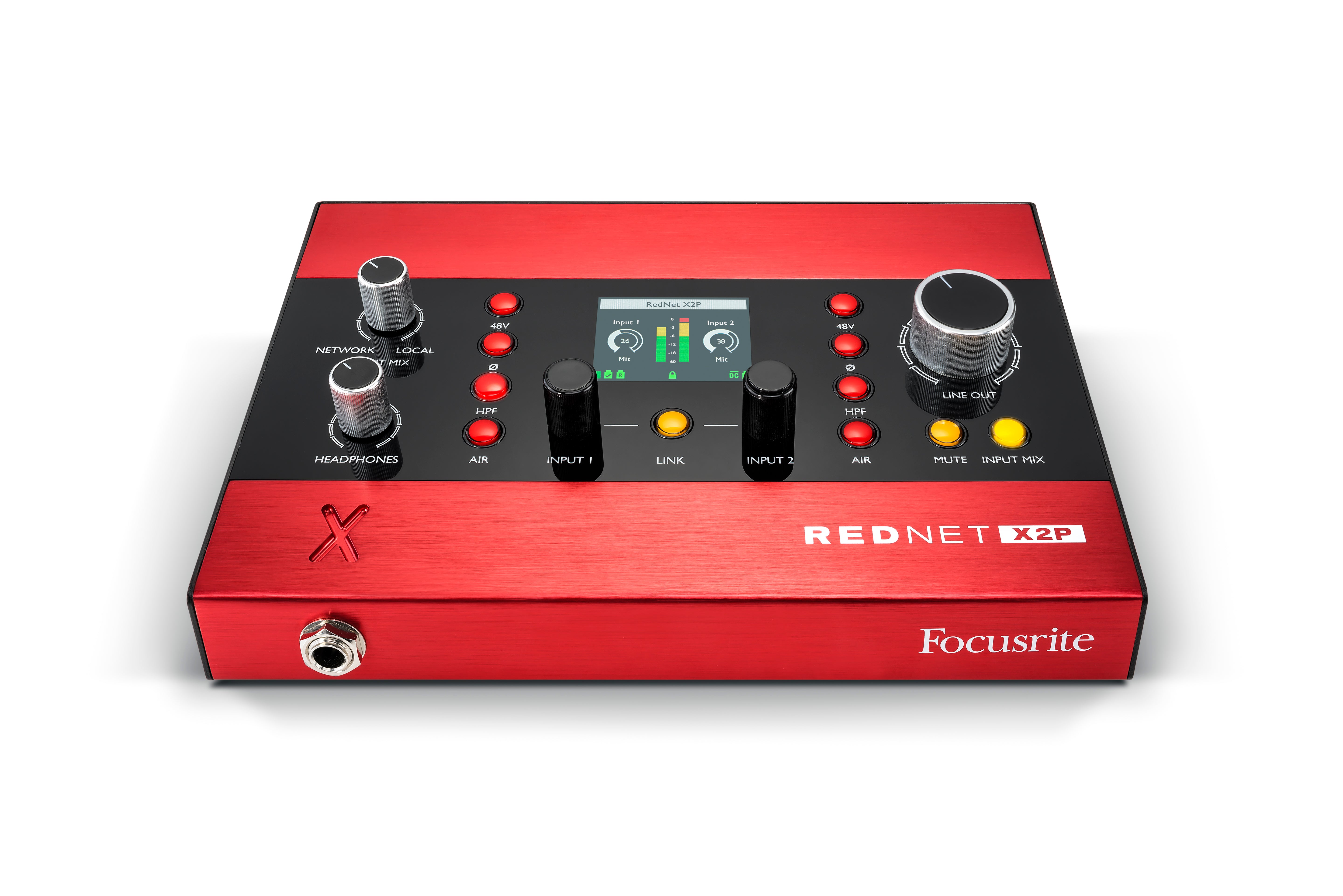 Focusrite RedNet X2P 2x2 interface