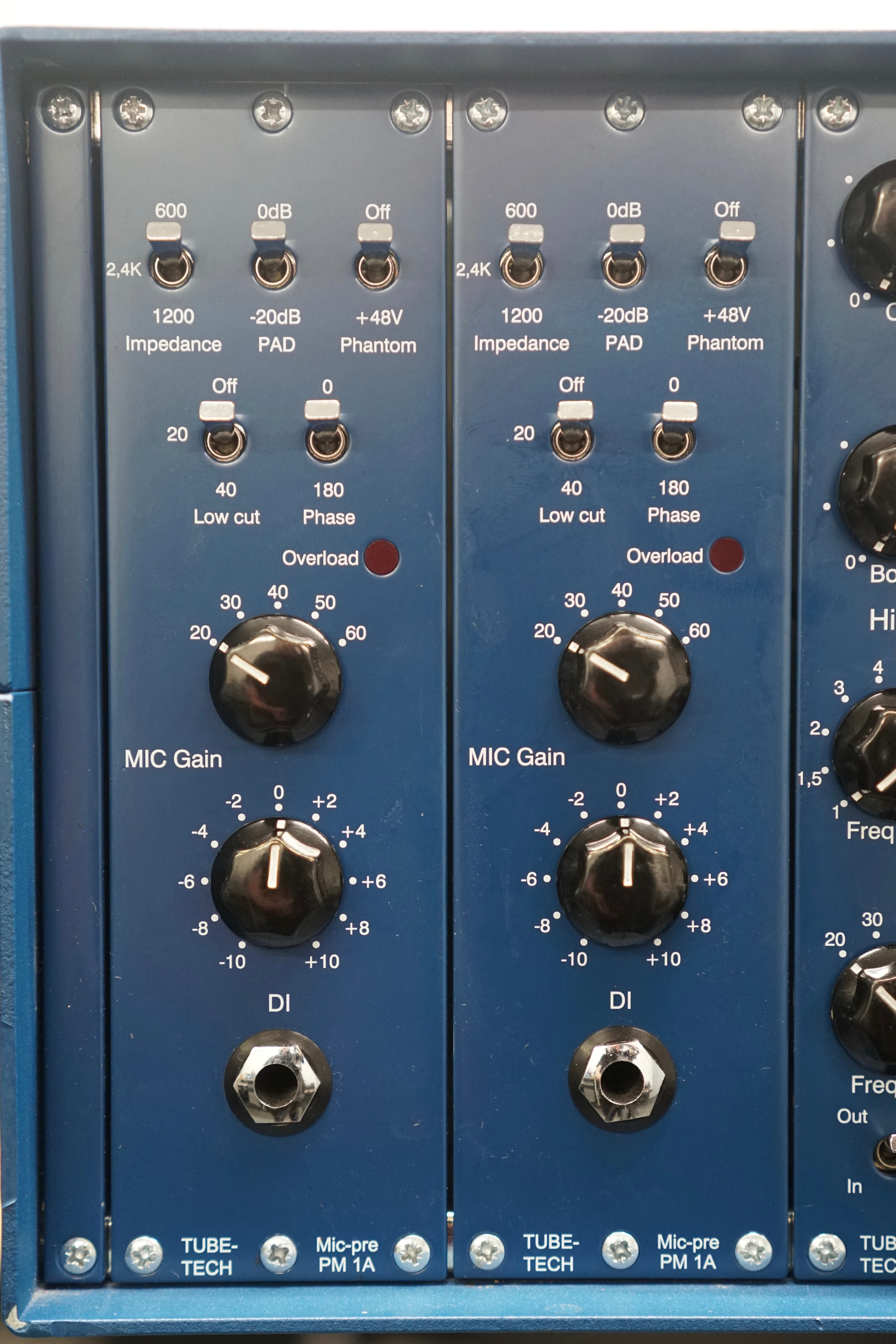 Tube-Tech RM8 Rack w/ 2x PM 1A, 2x EM 1A + 2x CM 1A