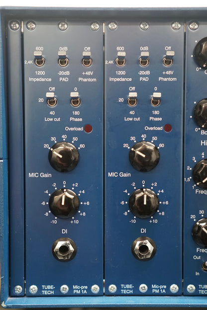 Tube-Tech RM8 Rack w/ 2x PM 1A, 2x EM 1A + 2x CM 1A