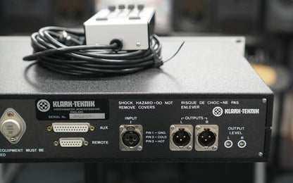 Klark Teknik DN780 Digital Reverberator w/ Remote