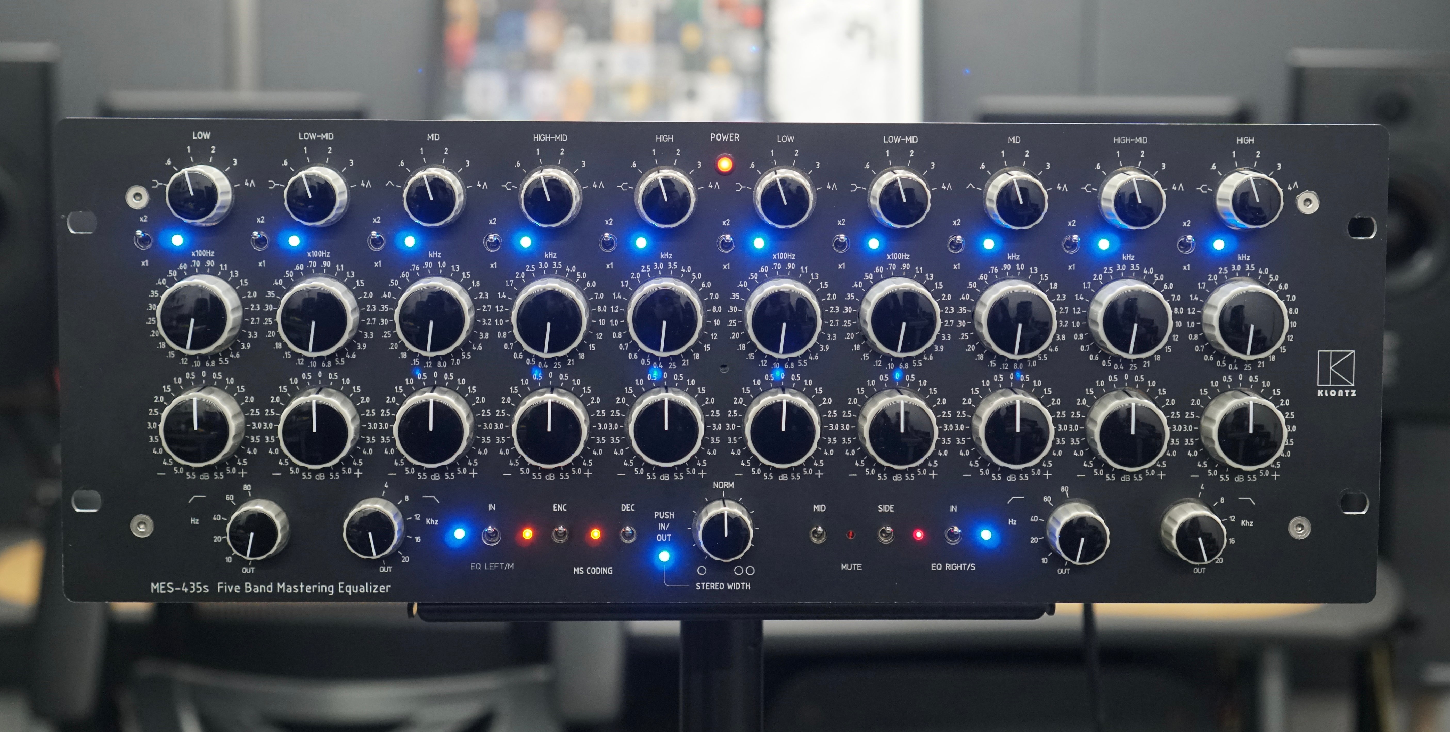 Klontz MES-435s Five Band Mastering Equalizer