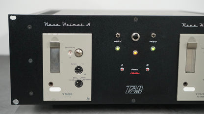 TAB Telefunken V76/80 Tube Preamp Racked Pair