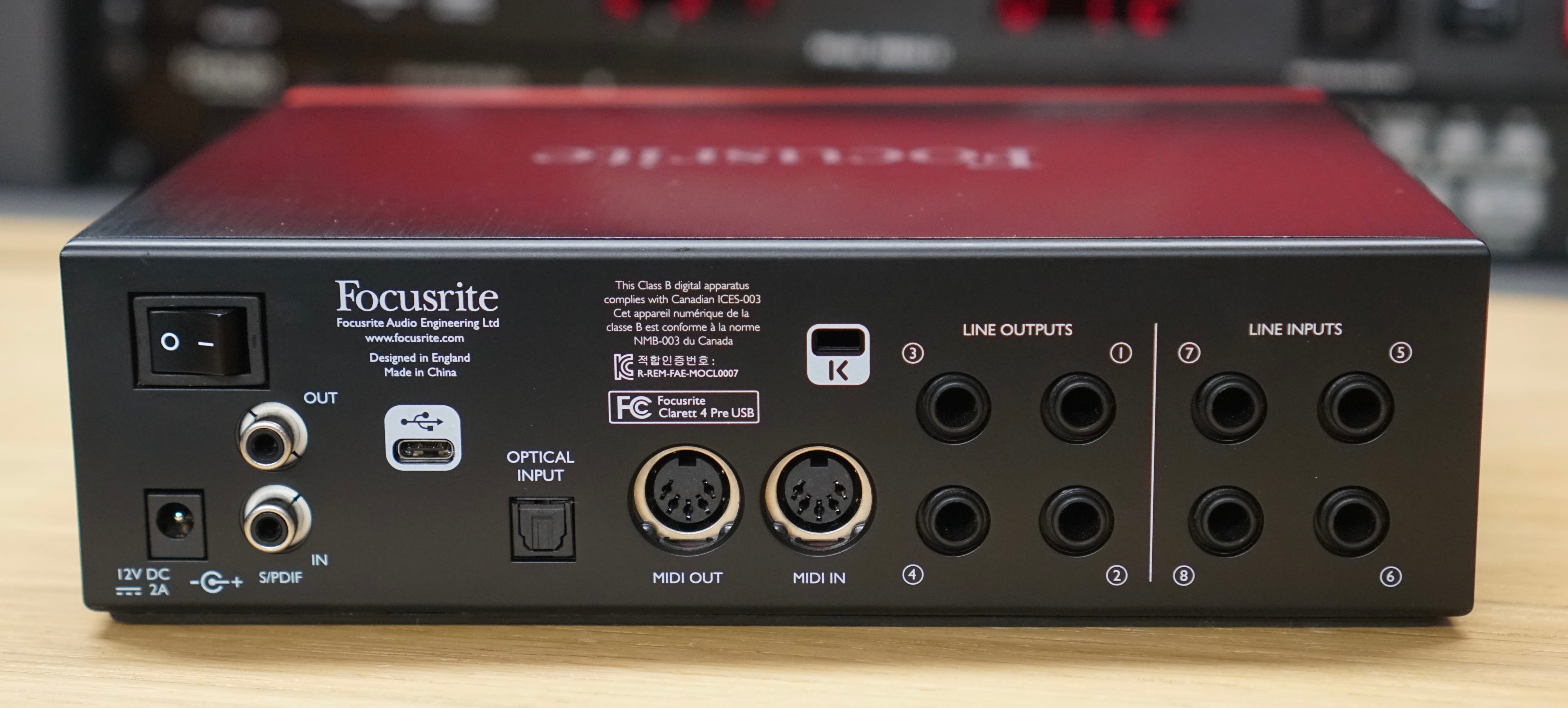 Focusrite Clarett 4Pre USB