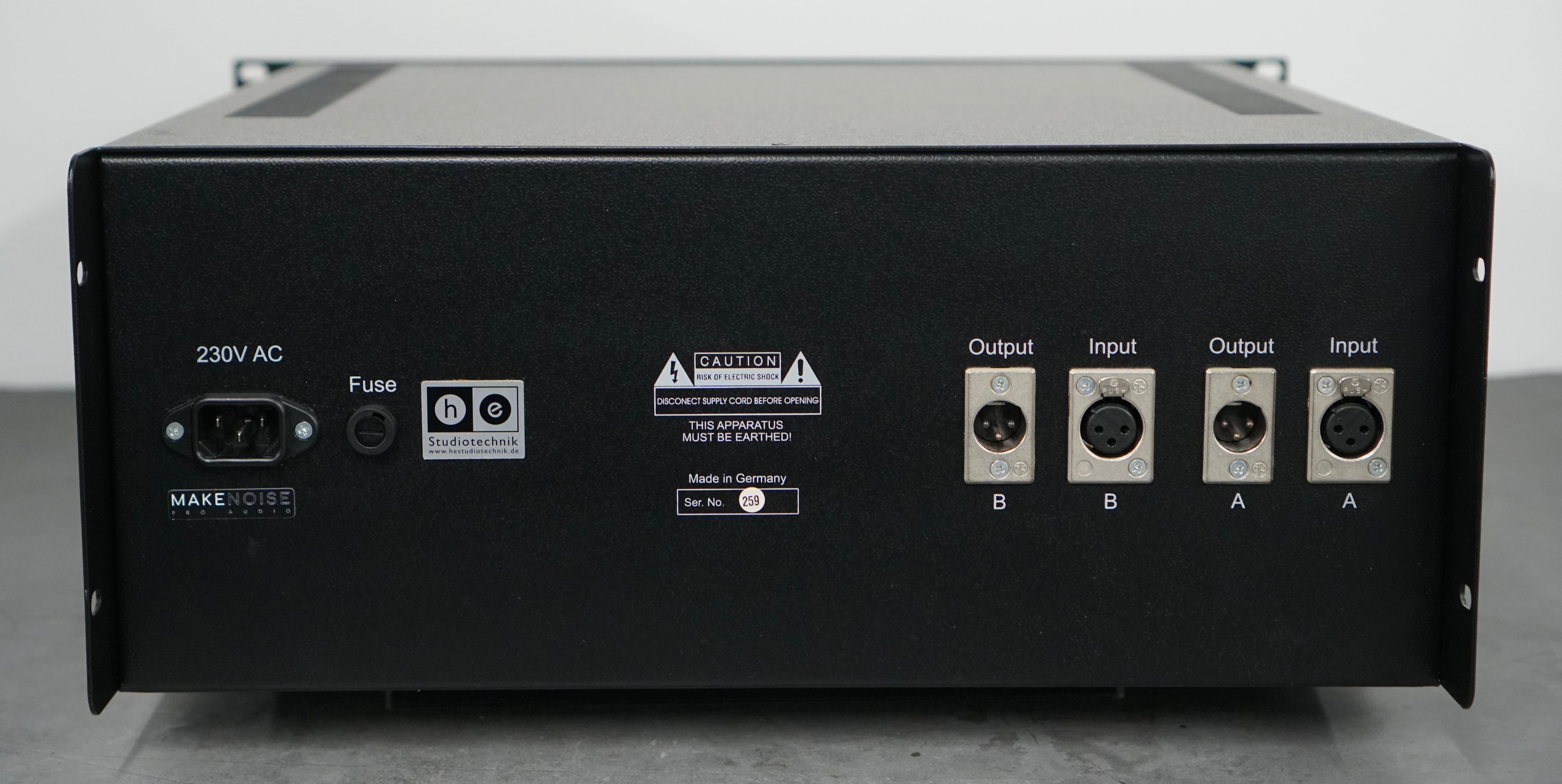 TAB Telefunken V76/80 Tube Preamp Racked Pair