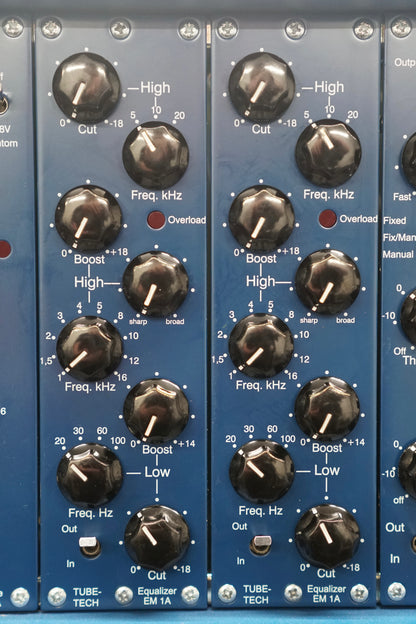 Tube-Tech RM8 Rack w/ 2x PM 1A, 2x EM 1A + 2x CM 1A