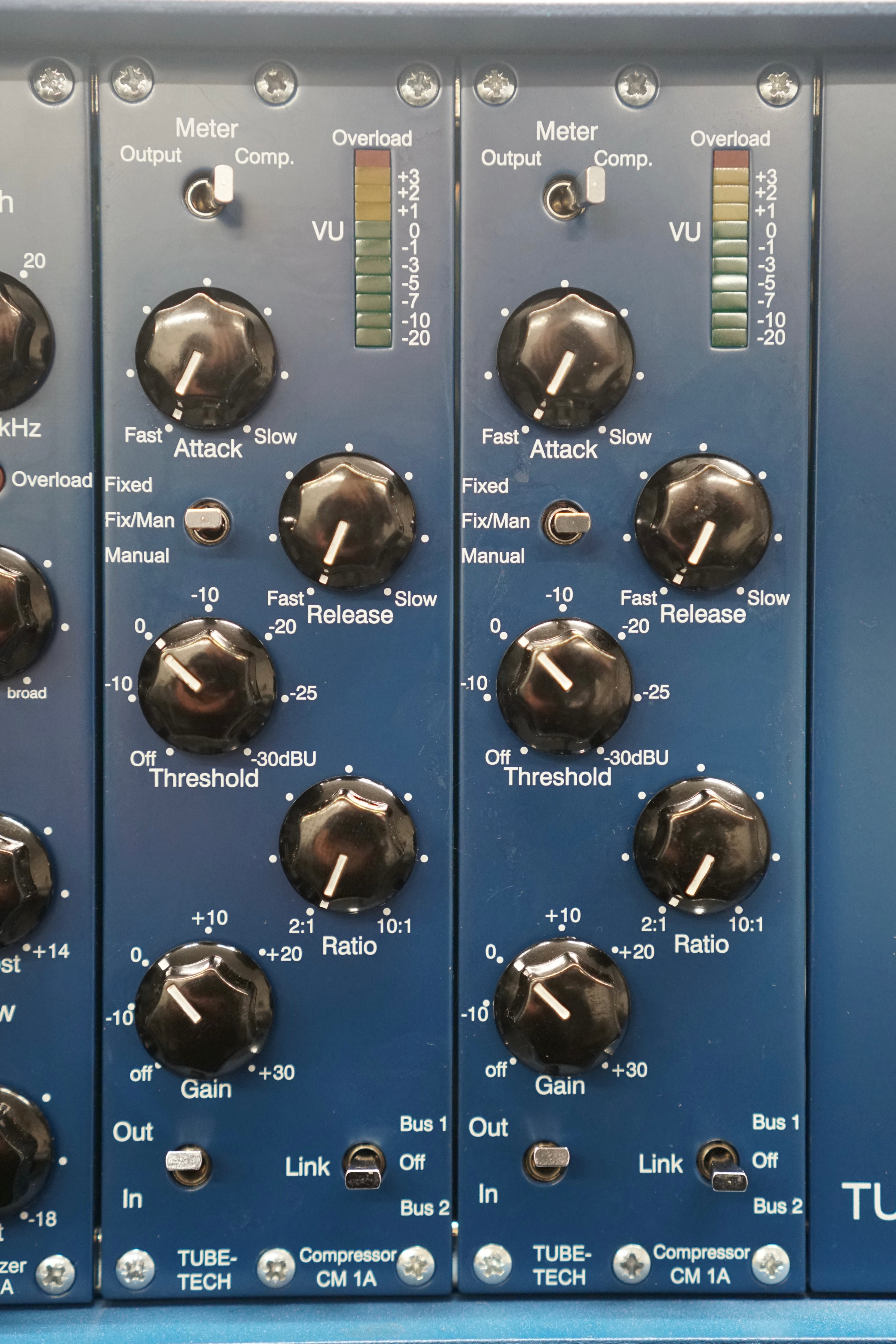 Tube-Tech RM8 Rack w/ 2x PM 1A, 2x EM 1A + 2x CM 1A