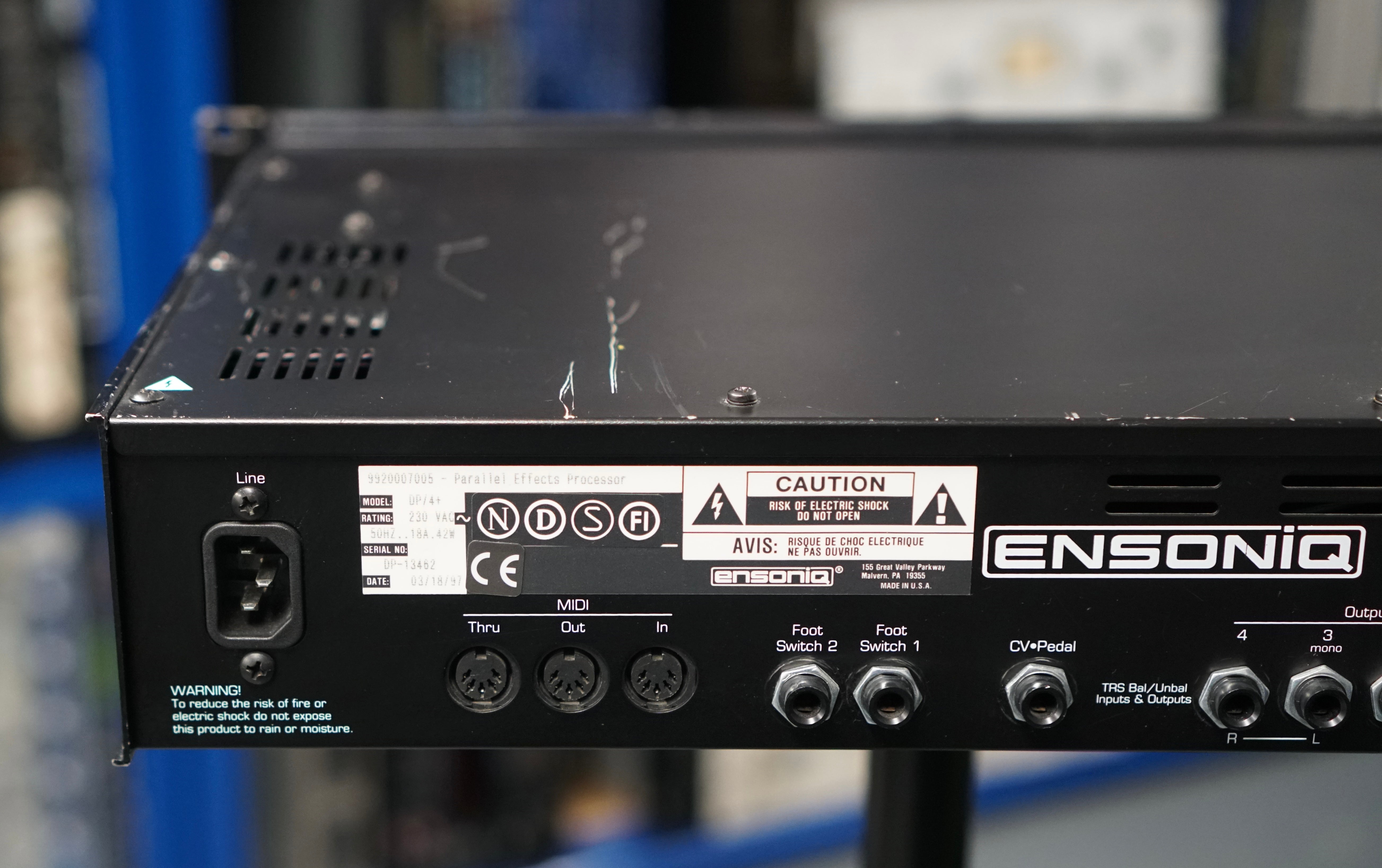 Ensoniq DP/4+ Parallel Effects Processor – Make Noise Pro Audio