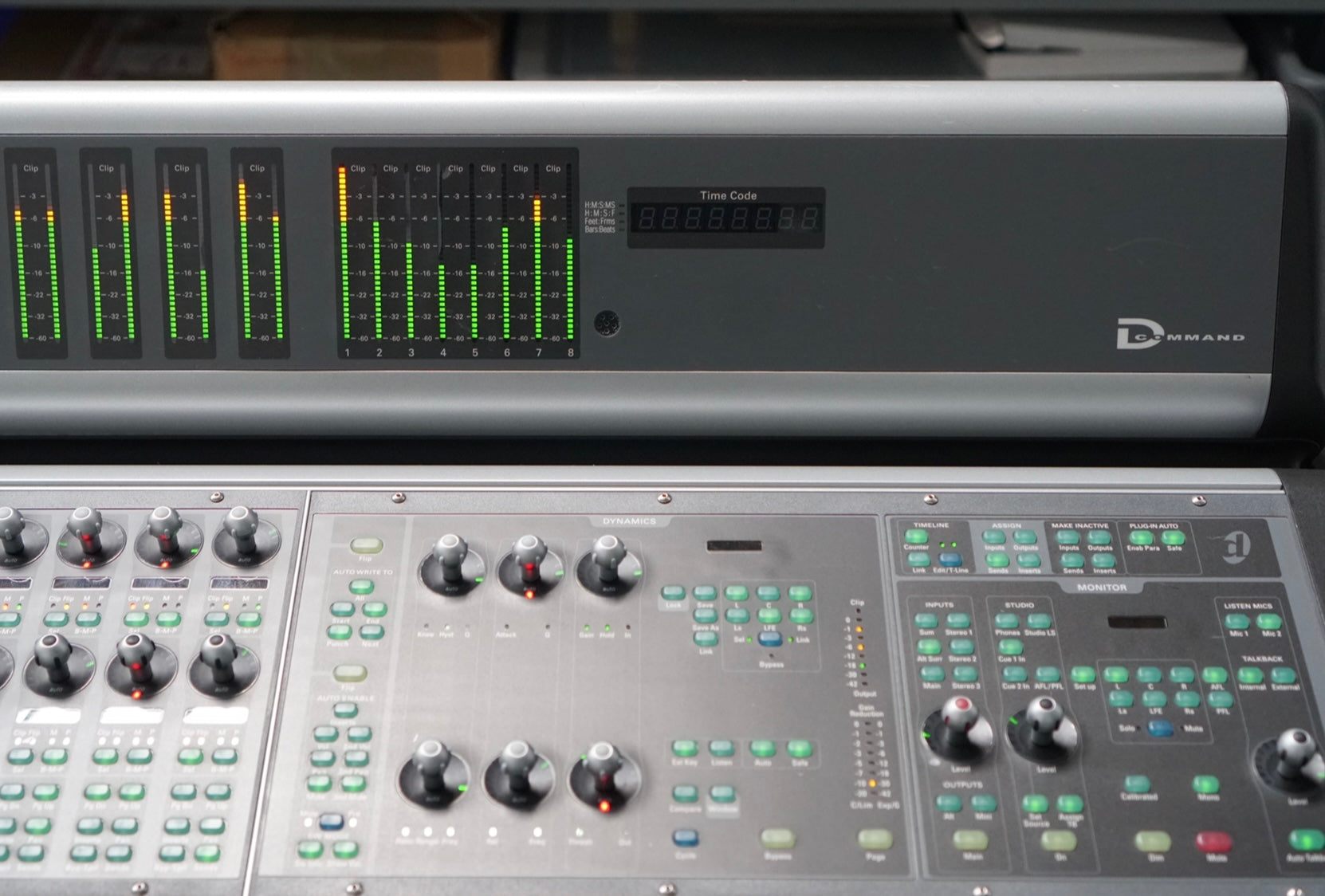 Avid D-Command 24 ES Fader Control Surface for Pro-tools with X-Mon