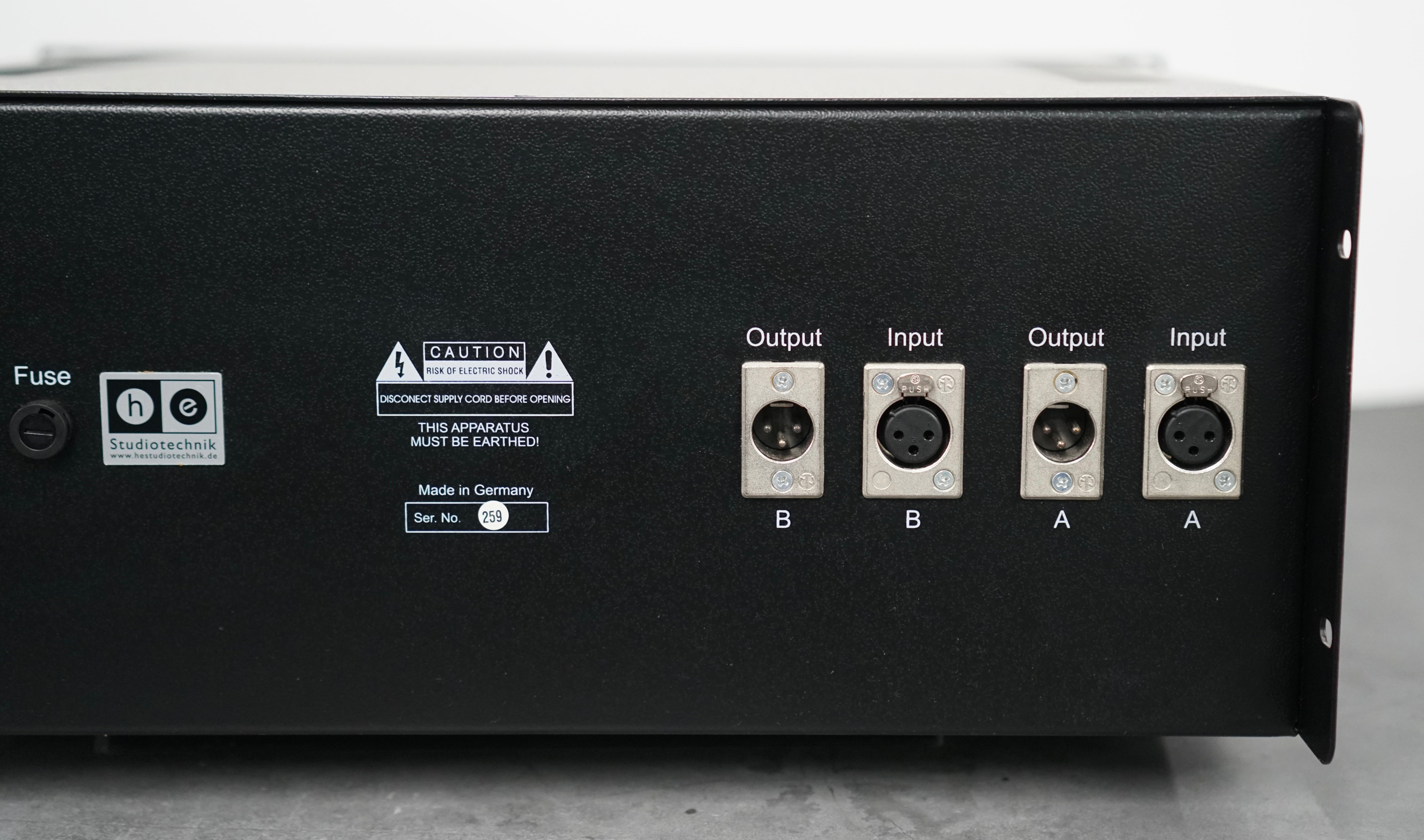 TAB Telefunken V76/80 Tube Preamp Racked Pair